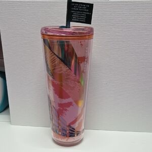 Starbucks Pink Swirl Accent Tumbler